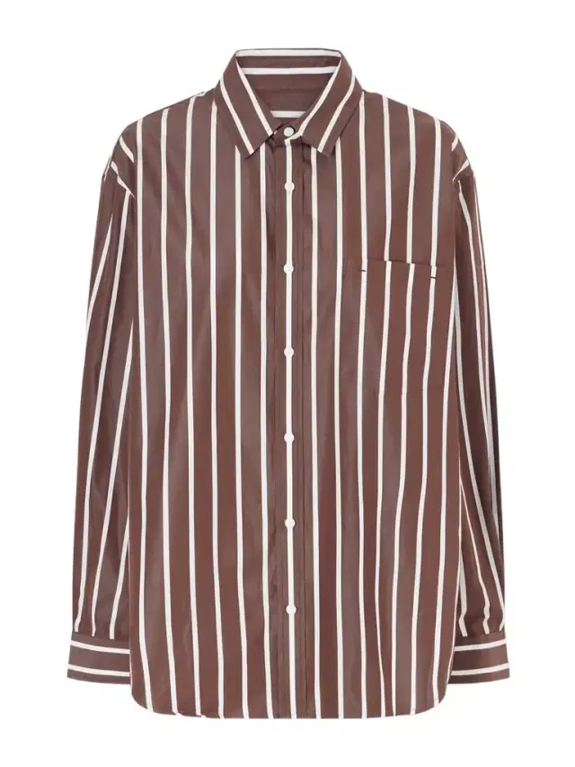 Striped Organic Cotton-poplin Shirt