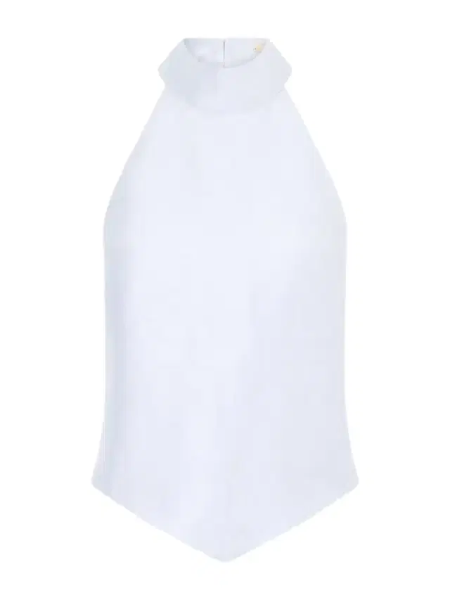 Bina Linen And Silk-blend Halterneck Top