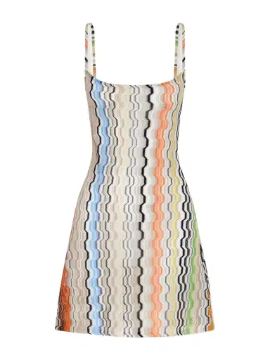 Missoni Striped Metallic Crochet-knit Mini Dress | Thumbnail 1
