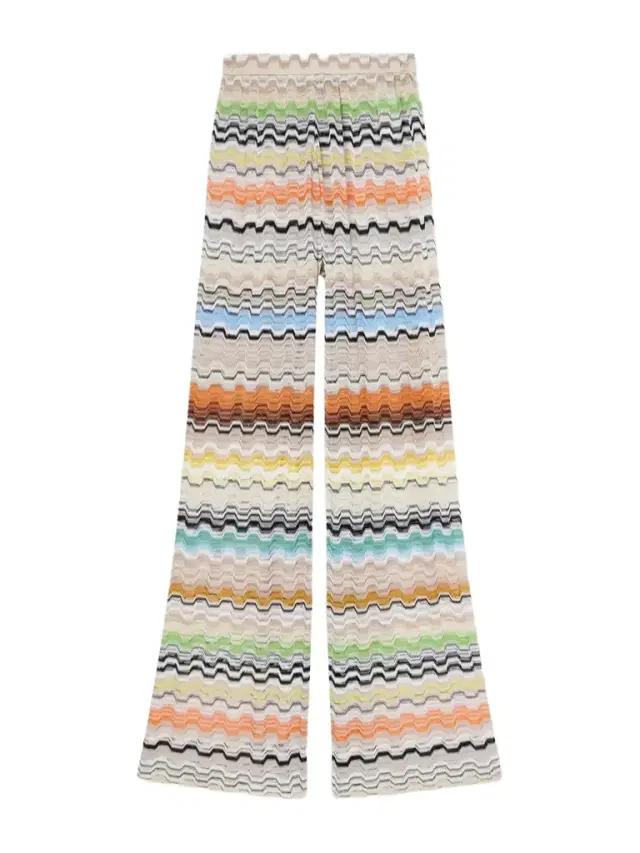 Missoni Striped Crochet-knit Wide-leg Pants