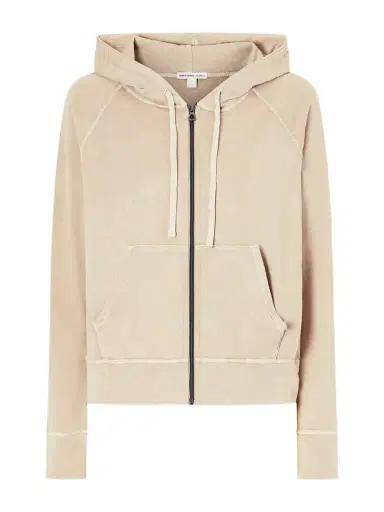 James Perse French Cotton-terry Hoodie | Thumbnail 1 James Perse French Cotton-terry Hoodie | Thumbnail 1