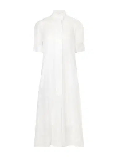 Thierry Colson Venetia Ruffled Broderie Anglaise Cotton Midi Dress | Thumbnail 1
