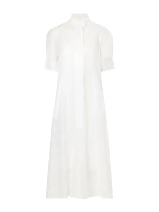 Thierry Colson Venetia Ruffled Broderie Anglaise Cotton Midi Dress