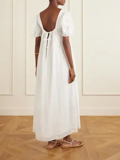Thierry Colson Calliope Embroidered Cotton Midi Dress | Thumbnail 3