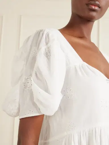 Thierry Colson Calliope Embroidered Cotton Midi Dress | Thumbnail 4