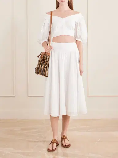 Thierry Colson Clara Embroidered Cotton-voile Blouse | Thumbnail 2