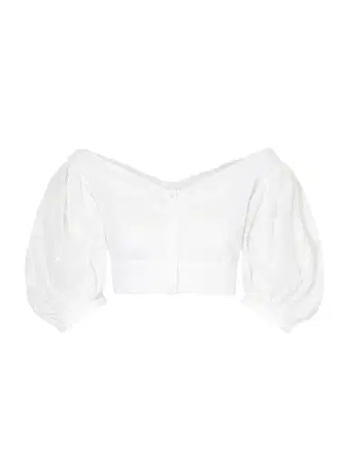 Thierry Colson Clara Embroidered Cotton-voile Blouse | Thumbnail 1