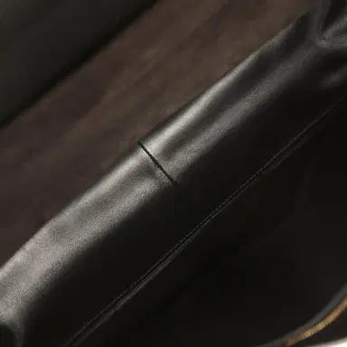 Chanel Chanel Maxi "Souplissimo" Large Flap Bag Black Suede Gold Hardware | Thumbnail 9