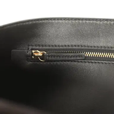 Chanel Chanel Maxi "Souplissimo" Large Flap Bag Black Suede Gold Hardware | Thumbnail 10