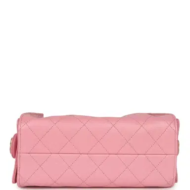 Chanel Chanel Mini 25 Hobo Bag Pink Caviar Antique Gold Hardware | Thumbnail 6 Chanel Chanel Mini 25 Hobo Bag Pink Caviar Antique Gold Hardware | Thumbnail 6