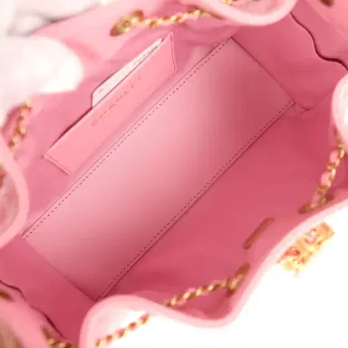 Chanel Chanel Mini 25 Hobo Bag Pink Caviar Antique Gold Hardware | Thumbnail 8 Chanel Chanel Mini 25 Hobo Bag Pink Caviar Antique Gold Hardware | Thumbnail 8