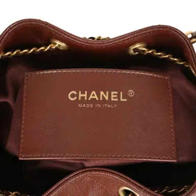 Chanel Chanel Small 25 Hobo Bag Brown Caviar Antique Gold Hardware | Thumbnail 9