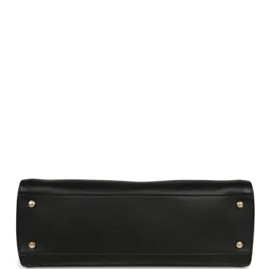 Chanel Chanel Small Cerf Shopping Bag Black Calfskin Gold Hardware | Thumbnail 6 Chanel Chanel Small Cerf Shopping Bag Black Calfskin Gold Hardware | Thumbnail 6