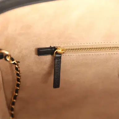 Chanel Chanel Small Cerf Shopping Bag Black Calfskin Gold Hardware | Thumbnail 9 Chanel Chanel Small Cerf Shopping Bag Black Calfskin Gold Hardware | Thumbnail 9