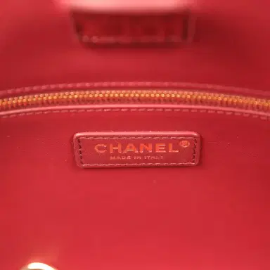 Chanel Chanel Small Cerf Shopping Bag Burgundy Croc Embossed Calfskin Gold Hardware | Thumbnail 8