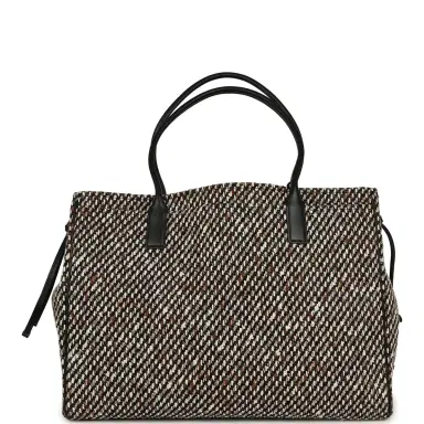 Chanel Chanel XXL "Urban Essential" Shopping Tote Black Calfskin and Multi Tweed Gold Hardware | Thumbnail 4
