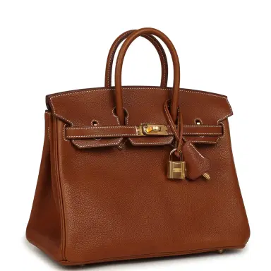 HERMÈS Hermes Birkin 25 Fauve Barenia Faubourg Gold Hardware | Thumbnail 2 HERMÈS Hermes Birkin 25 Fauve Barenia Faubourg Gold Hardware | Thumbnail 2