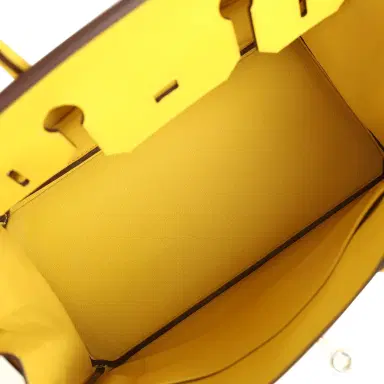 HERMÈS Hermes Birkin 30 Jaune de Naples Epsom Palladium Hardware | Thumbnail 8