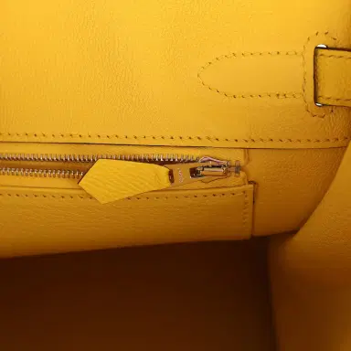 HERMÈS Hermes Birkin 30 Jaune de Naples Epsom Palladium Hardware | Thumbnail 9