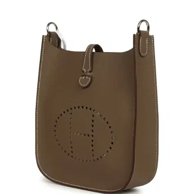 HERMÈS Hermes Evelyne Sellier TPM Etoupe Epsom Palladium Hardware | Thumbnail 5 HERMÈS Hermes Evelyne Sellier TPM Etoupe Epsom Palladium Hardware | Thumbnail 5