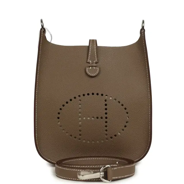 hermes Hermes Evelyne Sellier TPM Etoupe Epsom Palladium Hardware