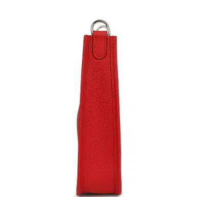 HERMÈS Hermes Evelyne TPM Rouge Radieux Clemence Palladium Hardware | Thumbnail 3