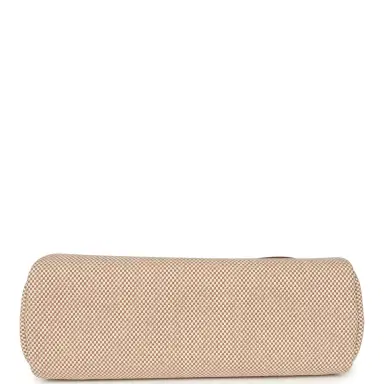 HERMÈS Hermes Herbag Zip PM 31 Fauve Vache Hunter and Ecru-Beige Criss Viking Canvas Gold Hardware | Thumbnail 6
