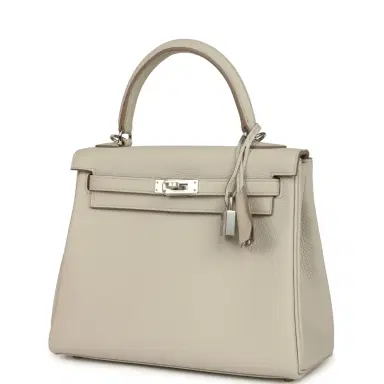 HERMÈS Hermes Kelly Retourne 25 Beton Togo Palladium Hardware | Thumbnail 5 HERMÈS Hermes Kelly Retourne 25 Beton Togo Palladium Hardware | Thumbnail 5