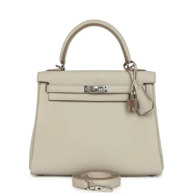 hermes Hermes Kelly Retourne 25 Beton Togo Palladium Hardware