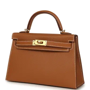 HERMÈS Hermes Kelly Sellier 20 Gold Epsom Gold Hardware | Thumbnail 5 HERMÈS Hermes Kelly Sellier 20 Gold Epsom Gold Hardware | Thumbnail 5