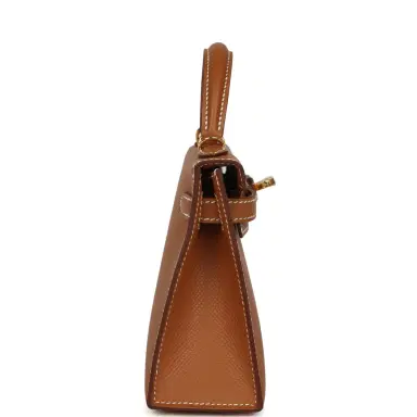 HERMÈS Hermes Kelly Sellier 20 Gold Epsom Gold Hardware | Thumbnail 3 HERMÈS Hermes Kelly Sellier 20 Gold Epsom Gold Hardware | Thumbnail 3