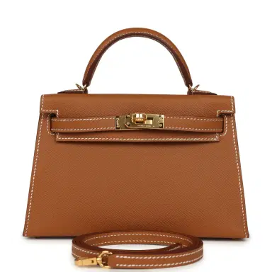 HERMÈS Hermes Kelly Sellier 20 Gold Epsom Gold Hardware | Thumbnail 1 HERMÈS Hermes Kelly Sellier 20 Gold Epsom Gold Hardware | Thumbnail 1