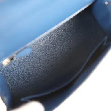 HERMÈS Hermes Kelly Sellier 25 Bleu Tie Epsom Electrum Hardware | Thumbnail 8 HERMÈS Hermes Kelly Sellier 25 Bleu Tie Epsom Electrum Hardware | Thumbnail 8