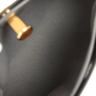 HERMÈS Hermes Tablier Sellier Ardoise Vache Hunter, Swift and Toile Militaire Palladium Hardware | Thumbnail 9