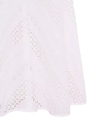Loretta Caponi Castiglione Broderie Anglaise Cotton Halter Midi Dress | Thumbnail 3 Loretta Caponi Castiglione Broderie Anglaise Cotton Halter Midi Dress | Thumbnail 3