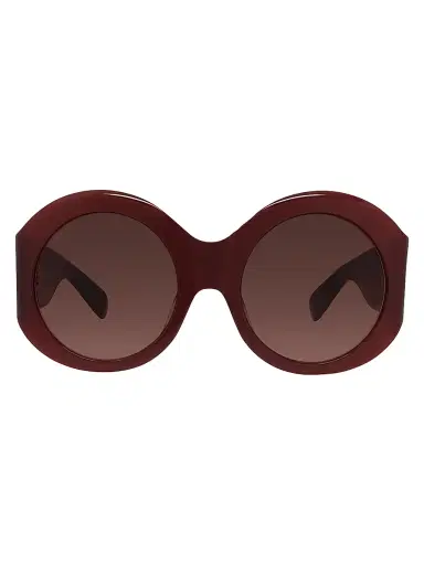 Givenchy Women's Cocoon 56MM Round Sunglasses - Shiny Bordeaux | Thumbnail 2