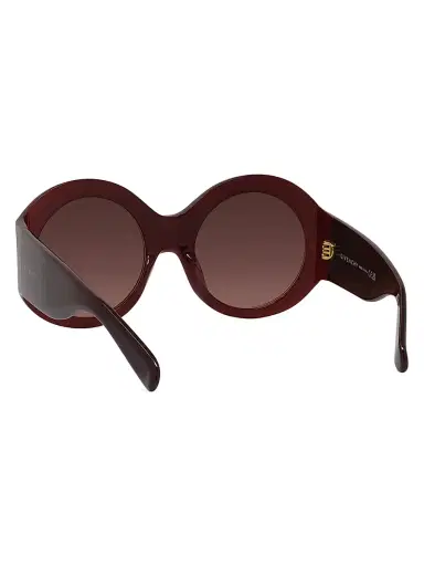 Givenchy Women's Cocoon 56MM Round Sunglasses - Shiny Bordeaux | Thumbnail 4