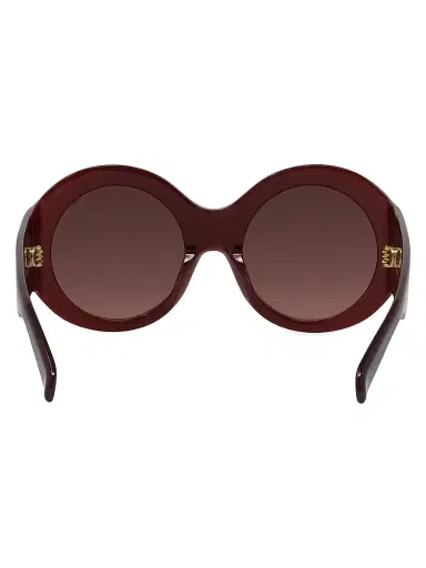 Givenchy Women's Cocoon 56MM Round Sunglasses - Shiny Bordeaux | Thumbnail 5