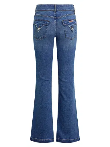 Hudson Jeans Women's Dana High-Rise Flared Jeans - Tranquil - Size 34 | Thumbnail 3