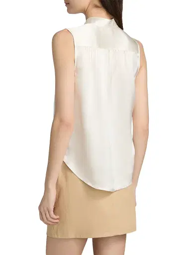 L'AGENCE Women's Phoebe Silk Sleeveless Blouse - | Thumbnail 5 L'AGENCE Women's Phoebe Silk Sleeveless Blouse - | Thumbnail 5