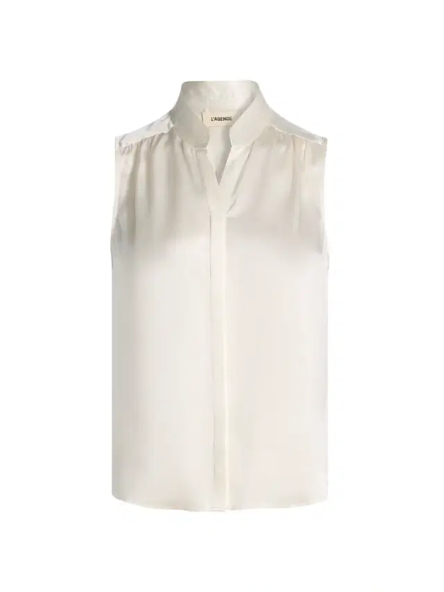 L'AGENCE Women's Phoebe Silk Sleeveless Blouse -