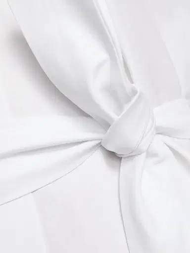 L'Agence Women's Ridley Tie-Waist Maxi Shirtdress | Thumbnail 7