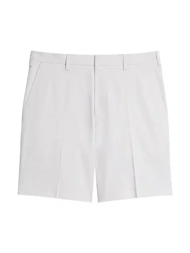 Theory Men's Solid Linen-Blend Shorts - Silver Cloud - Size 40 | Thumbnail 1 Theory Men's Solid Linen-Blend Shorts - Silver Cloud - Size 40 | Thumbnail 1