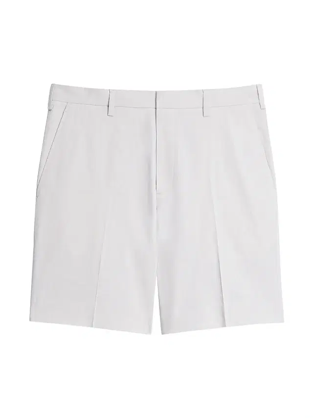 Theory Men's Solid Linen-Blend Shorts - Silver Cloud