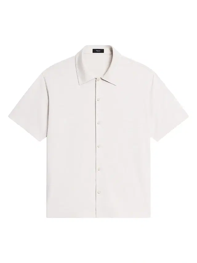 Men's Striped Cotton-Blend Relaxed Shirt - Silver Cloud