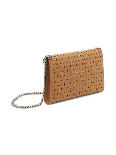 Stella McCartney Women's Falabella Studded Eyelet Chain Wallet | Thumbnail 4 Stella McCartney Women's Falabella Studded Eyelet Chain Wallet | Thumbnail 4