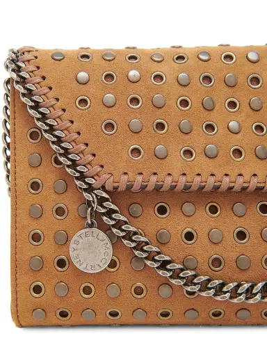 Stella McCartney Women's Falabella Studded Eyelet Chain Wallet | Thumbnail 5 Stella McCartney Women's Falabella Studded Eyelet Chain Wallet | Thumbnail 5
