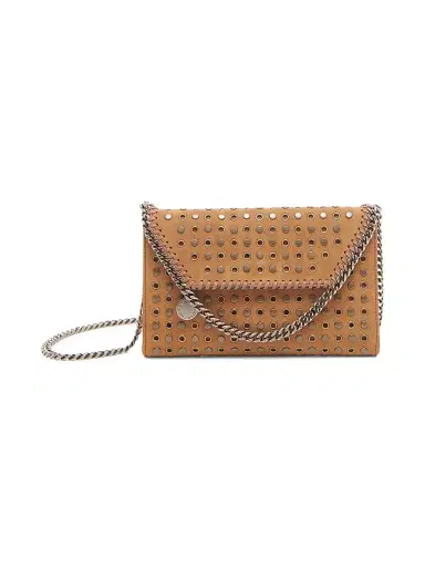 Stella McCartney Women's Falabella Studded Eyelet Chain Wallet | Thumbnail 1 Stella McCartney Women's Falabella Studded Eyelet Chain Wallet | Thumbnail 1
