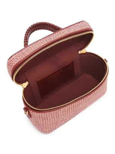 Stella McCartney Women's Falabella Raffia Vanity Case | Thumbnail 4 Stella McCartney Women's Falabella Raffia Vanity Case | Thumbnail 4