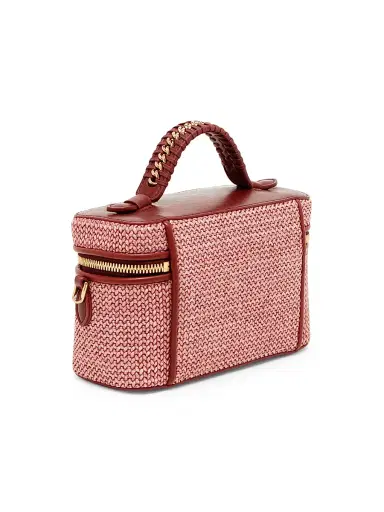 Stella McCartney Women's Falabella Raffia Vanity Case | Thumbnail 5 Stella McCartney Women's Falabella Raffia Vanity Case | Thumbnail 5